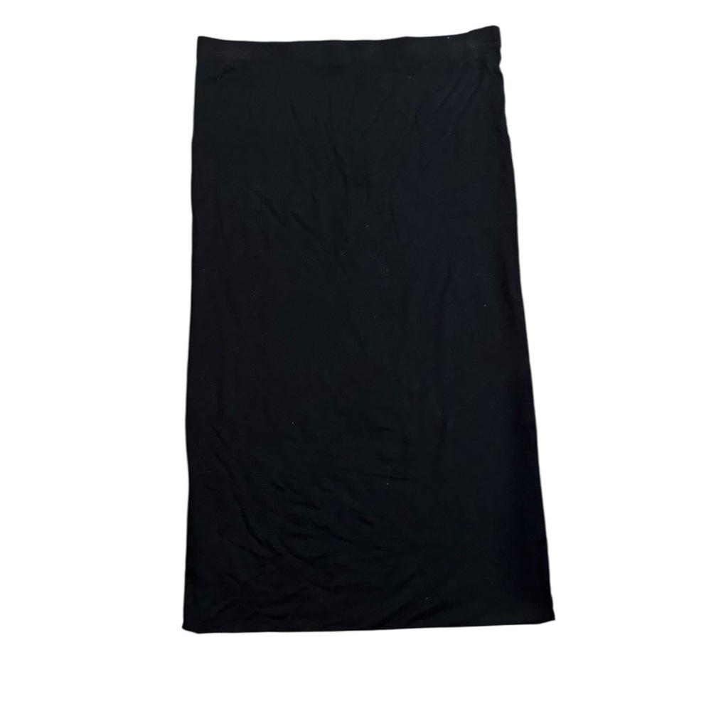 Enough About Me Black Pencil Skirt